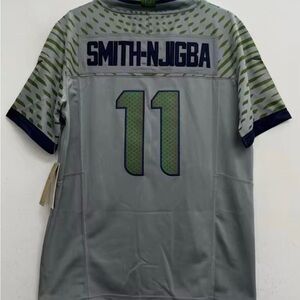 Jaxson Smith-Njigba #11 Seattle Seahawks Gray and Green Youth medium 10/12